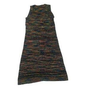 Space Dye Marled Knit Mini Dress | Blue/Multi | Fits like an XS/S